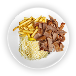 Chips, Cheese & Doner Meat 
