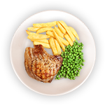 Kids Chicken Steak & Chips 